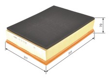 Luftfilter BOSCH 1 457 433 703 Filtereinsatz für SPRINTER MERCEDES B904 B903 Bus