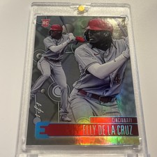 2023 Panini Chronicles - Essentials #12 Elly De La Cruz (RC) 1 of 1 SSP RC Reds