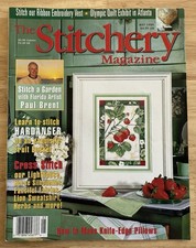 The Stitchery Magazine May 1996 Learn To Stitch Hardanger Lion Sweatshirt