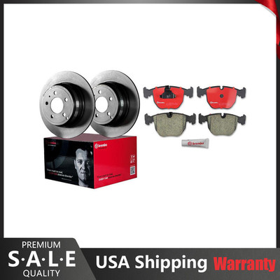 Brembo Front Brake Kit Ceramic Pads Vented Disc Rotors for BMW E39 540i 97-00