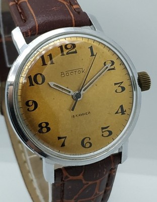 Men's Dress Watch Wostok Vintage USSR Mechanical 2209 Retro Vostok Soviet  
