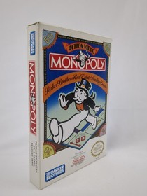 Monopoly (Nintendo Entertainment System NES) Works Complete In Box Manual Game 