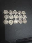 lot of 15 silver Barber dimes . $1.50 Face .90% Silver. Mixed Dates