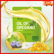Resilia Oil Of Oregano With Black Seed Oil 6,000MG