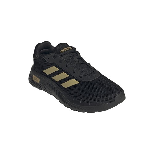 Adidas Cloudfoam Comf, Running Donna - Nero e Oro - Foto 3 di 7