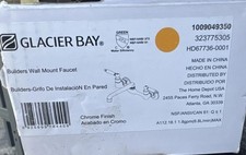 Glacier Bay Builders Low-Arc Standard Kitchen Faucet in Polished Chrome