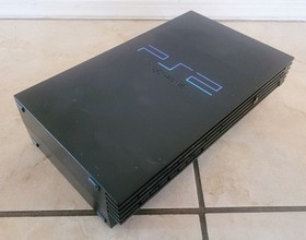 Playstation 2 PS2 Fat Console Bundle + 2 SG Guitar Hero W Games Rock Band Cords