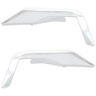 Bumper Face Bar Trims Molding Step Pads Set of 2 Front Driver & Passenger Pair