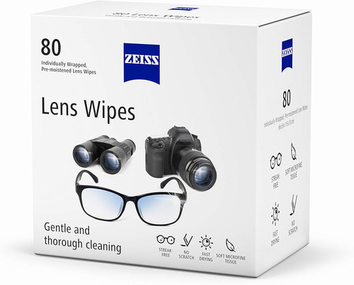 ZEISS vorbefeuchtete Linsenreinigungstücher, 80 Stück 80 (1er Pack), weiß - Bild 2 von 8
