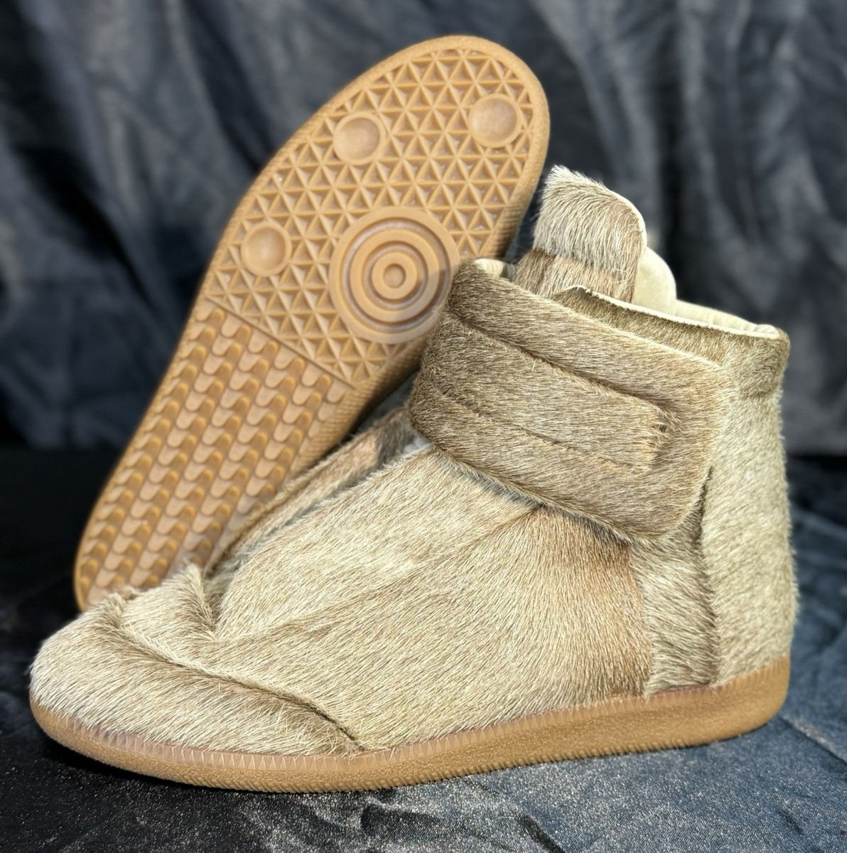Rare Maison Margiela Future Pony Hair Yeezus Tour Edition High-Top