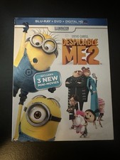 Despicable Me 2 with 3 Mini-Movie Collection Blu Ray with Slipcover