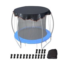 Trampoline Shade Cover Round 14FT, Outdoor Round Trampoline Cover for Sun Pro...