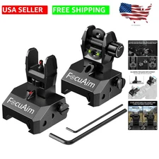 Lightweight R3 Fiber Optic Iron Sights for Quick Targeting - Perfect for Airsoft