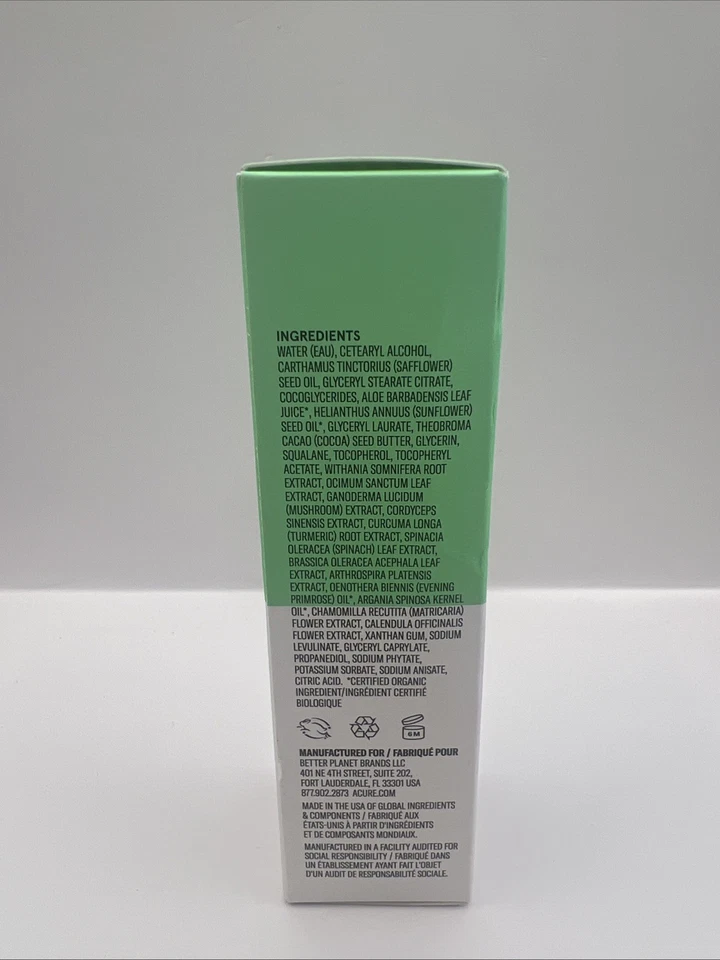 Acure Ultra Hidratante 12 Horas Hidratante 1 fl oz Líquido ¡NUEVO ENVÍO EL MISMO DÍA!! Foto 2 de 4