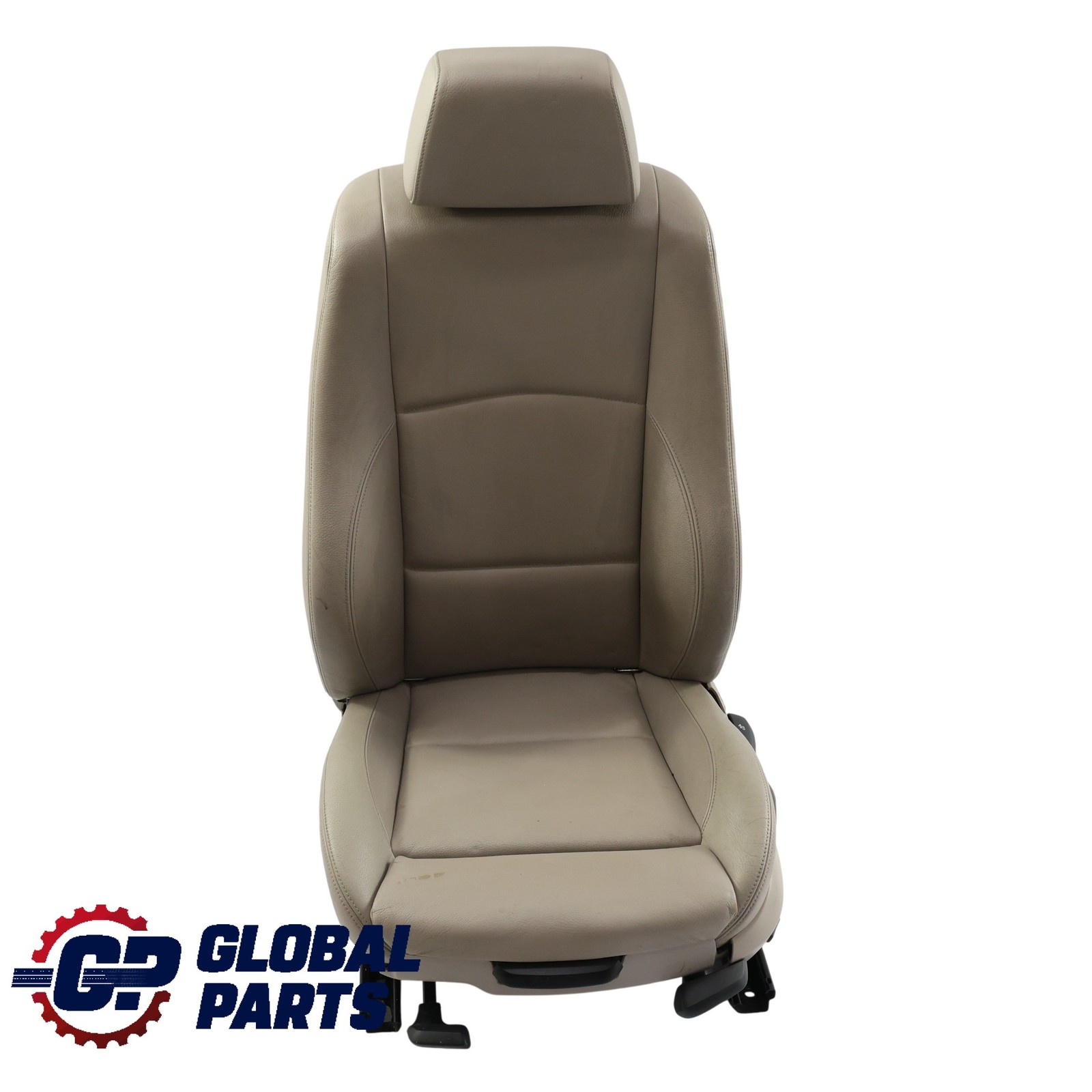 BMW E87 LCI Sedile Sport Riscaldato Anteriore Sinistro Pelle Boston Beige