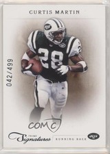 2011 Panini Prime Signatures 42/499 Curtis Martin #37 HOF 0r12