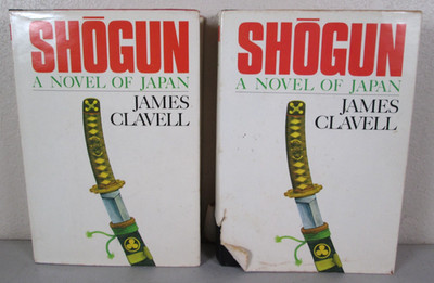Shogun by James Clavell Vol. 1 & 2 Book Club Edition Hardcover 1975