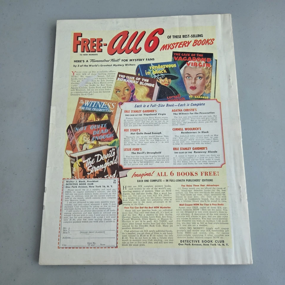 1950 FEBRUARY COSMOPOLITAN MAGAZINE - NICE FASHION COVER Vtg  Foto 3 de 4