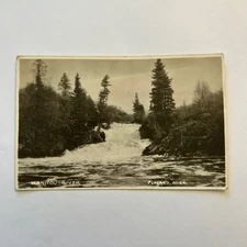 RPPC Manitou River in Finland Minnesota Vintage Postcard