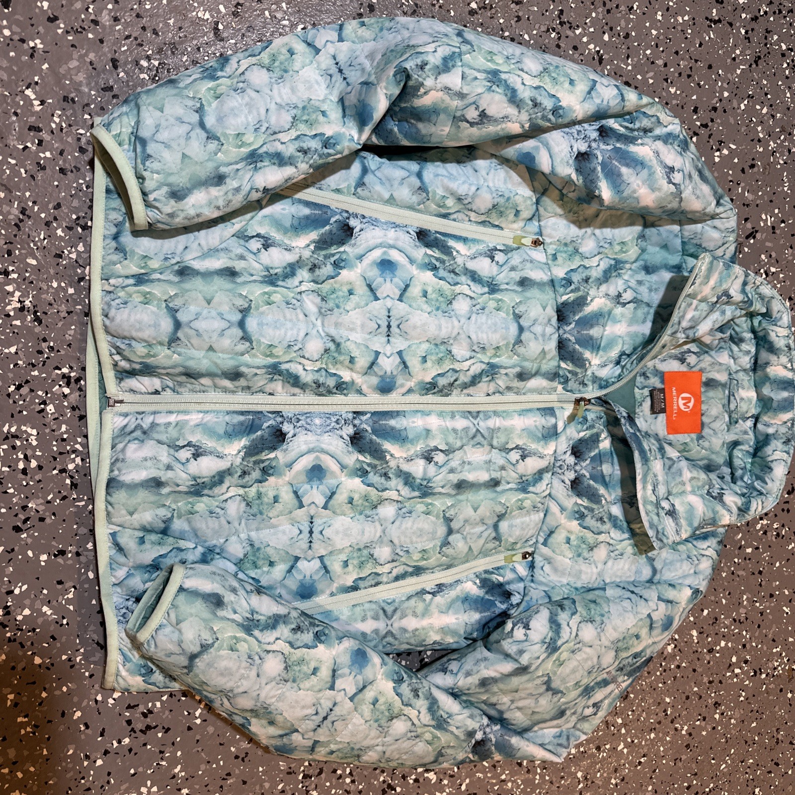 Merrell Women’s Medium Puff Jacket Watercolor Tea… - image 1