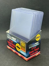 Ultra PRO 3" x 4" Super Thick Toploaders 9 Brand New 100pt
