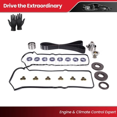 Timing Belt Kit & Thermostat Valve Cover Gasket Fit Lexus GS430 LS430 SC430 4.3L - Image 1 of 4