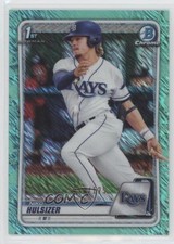 2020 Bowman Chrome Prospects Aqua Shimmer Refractor 58/125 Niko Hulsizer 09ss
