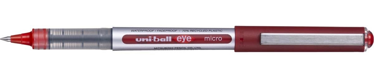 Uni-Ball Rollerball Liquid Ink Eye Micro UB-150E Red 0.5mm Box 12 pcs