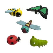Get Ready Kids Insects and Bugs Playset 窶・5 Piece Soft Plastic Bug Toys for K...