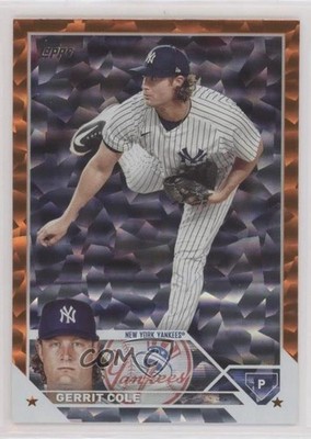 2023 Topps Series 1 Orange Foil 92/299 Gerrit Cole #45 0s2h