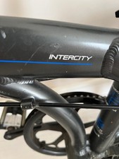 Carrera Intercity 20in Folding Bike Aluminium 8-Speed Grip Shifter Black/Blue