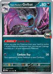 Team Rocket's Golbat 121/182 Destined Rivals