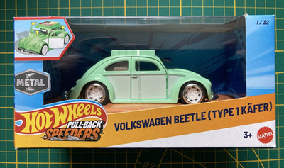 Hot Wheels Volkswagen Beetle Type 1 Käfer PULL-BACK SPEEDERS Neu aus Sammlung