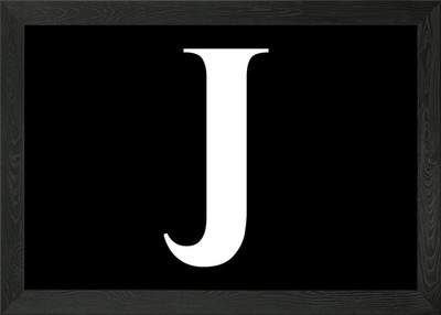 J Gerahmtes Wandbild Poster Leinwanddruck Bild