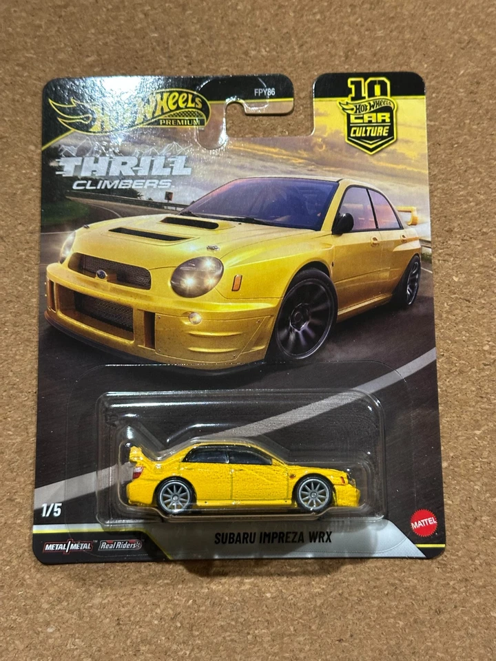 Hot Wheels Premium Car Culture Thrill Climbers Subaru Impreza WRX - En mano Foto 2 de 4