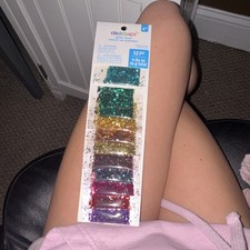 Creatology 12 Piece Multicolor Glitter Pack Set, 0.84 oz Total, Craft Supplies