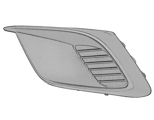 Gitter Grill StoßStange Vorne Links Mazda 3 2013-2017 Ohne Nebelscheinwerfer-image