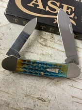 Case XX 2025 SMKW Exclusive Sea Dragon Bone 62131 Canoe Pocket Knife NIB 