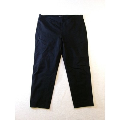 Van Heusen Boys Husky Dress Pants Size 18 Black Flat Front Trousers Stretch