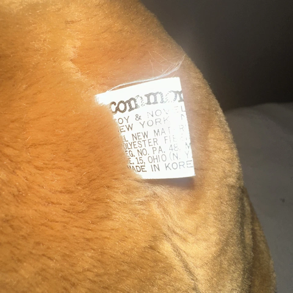 Vintage 1987 Moostletoe Christmas Plush Commonwealth Moose Scarf Large 24" Toy - Image 3 of 4