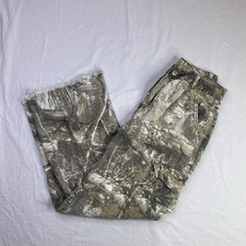 Camo Denim Pants Size Small 26 Inch Waist Straight Leg A8