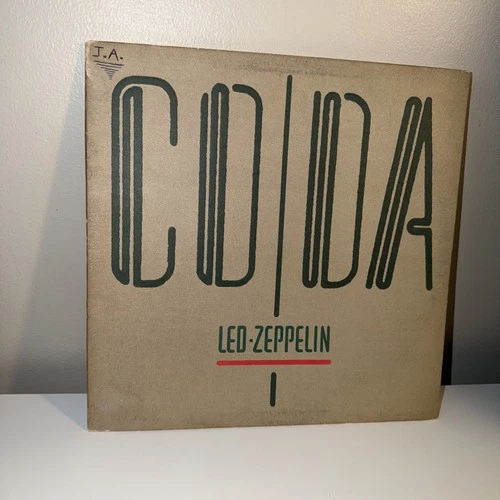 LED ZEPPELIN CODA VINYL 12" LP GTFLD Album 1982 Record SWAN Embossed Sp.Press