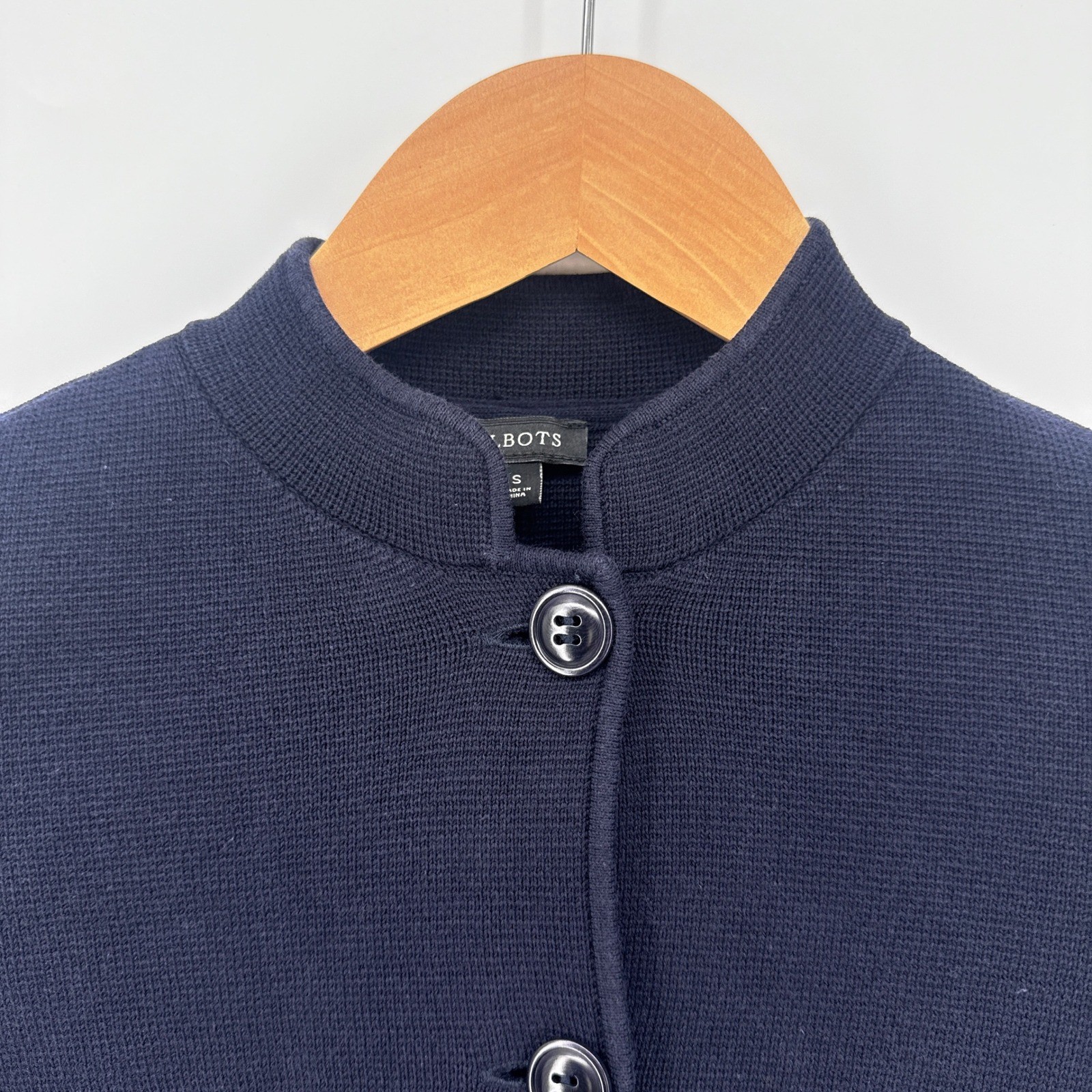 Talbots Knit Button Front Sweater Jacket Cardigan… - image 3