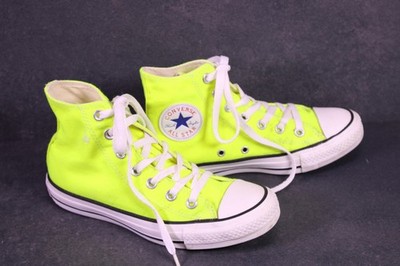 Converse Sneaker Chucks All Star Classic HI Canvas Gr. 37 neon gelb BC2058