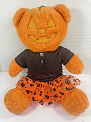 Build A Bear 2024 Pumpkin Pal Halloween Plush Stuffed Custom Sallys Song Sound