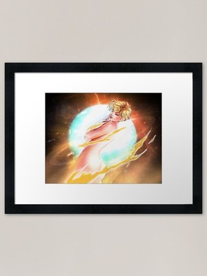 Uranus Göttin gerahmter Kunstdruck gerahmt Wandbild Poster Leinwanddruck Bild