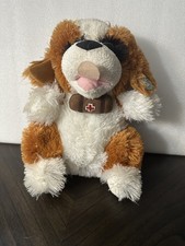 PLUSH St Bernard with Barrel Goffa 12" NEW w/TAG