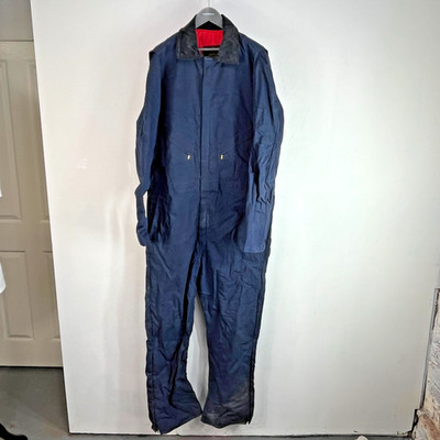 Vintage Walls Zero Zone Insulated Jumpsuit Boiler-Suit Overall Blau Gr. XL Tall