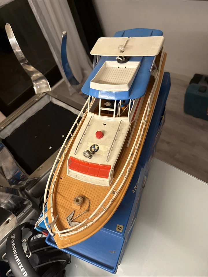 !Carrera Structo 90400 Motor Yacht AMARO 70er Jahre In OVP !!! Ersatzteilspender - Bild 2 von 4