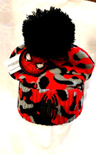 Marvel Comics Spider-Man Red Camo Style Spider Winter Knit Cap Hat New OSFM